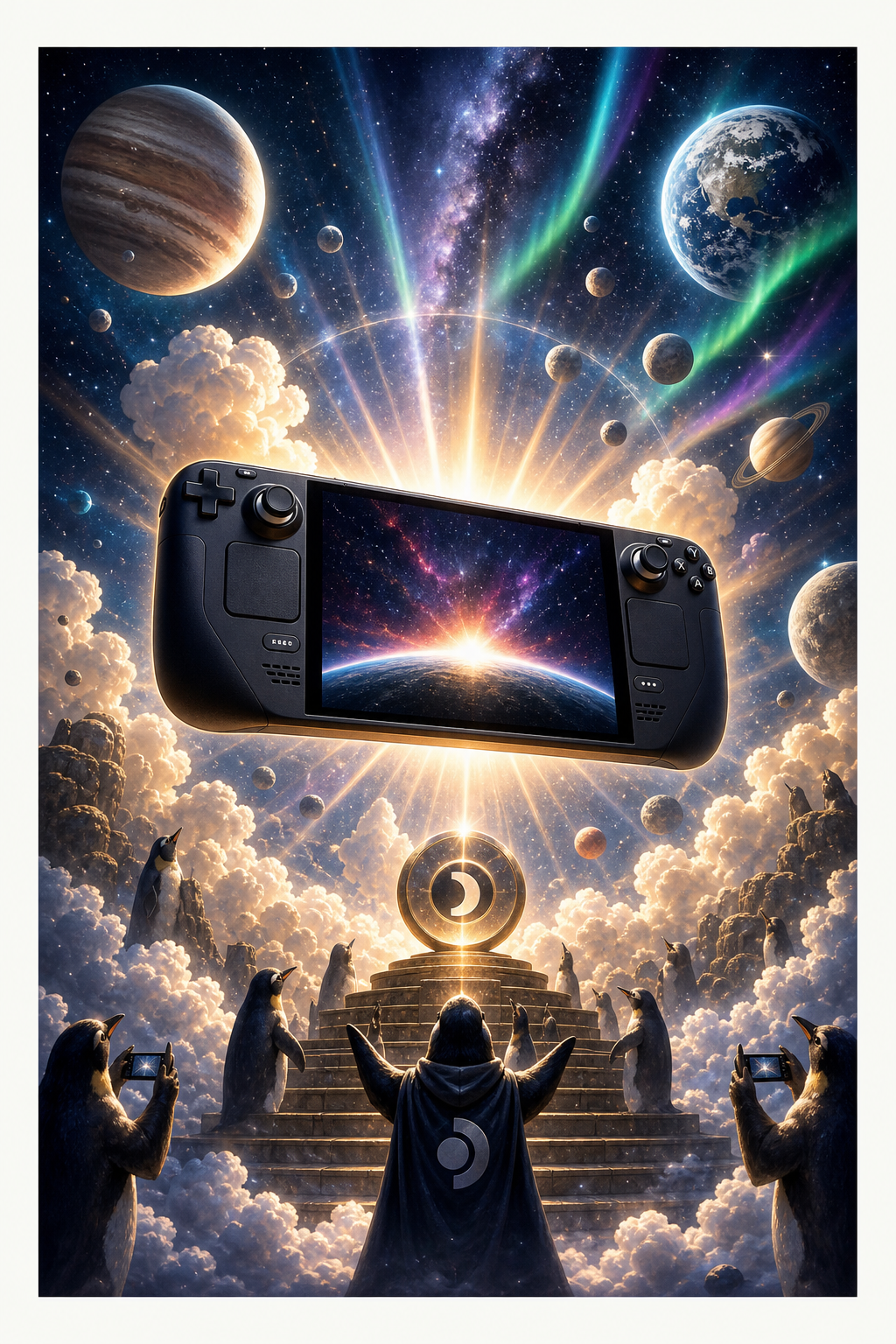 Космическое паломничество Steam Deck OLED и пингвинов